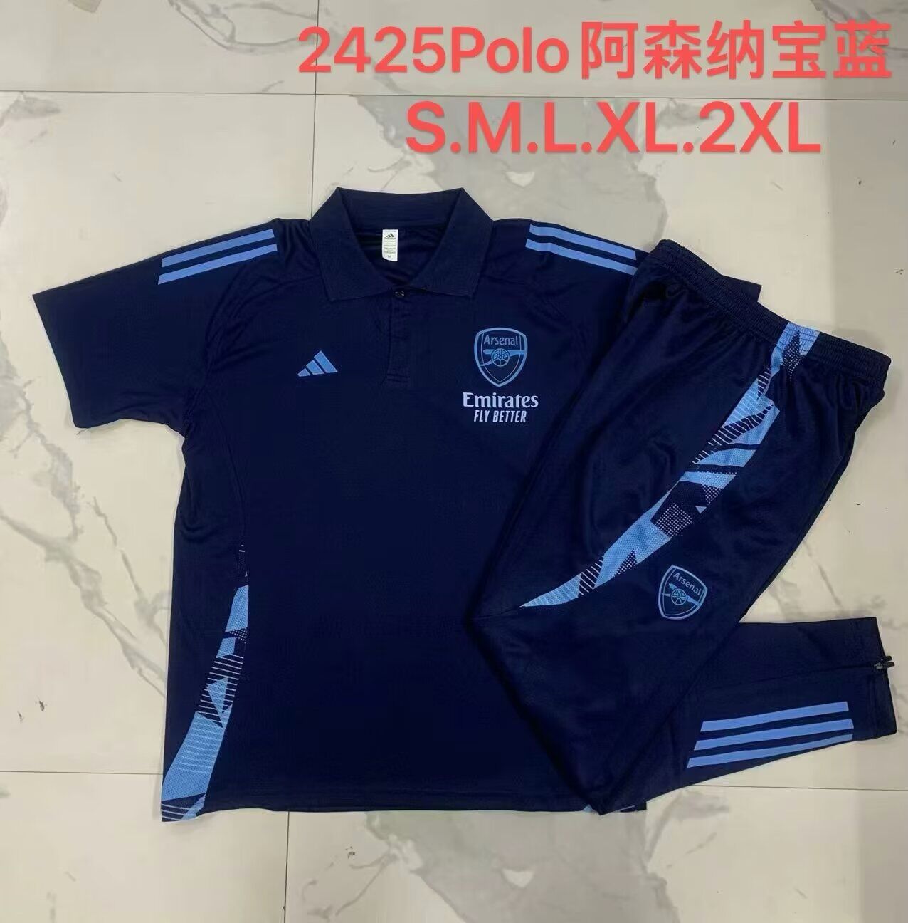 AAA Quality Arsenal 24/25 Navy Blue Training Kit Jerseys